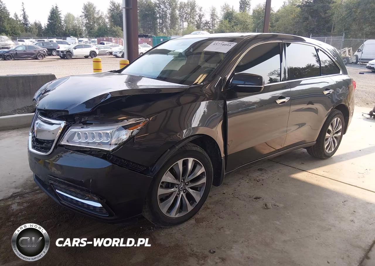 2015 Acura Mdx Technology Package VIN:5FRYD4H41FB010017 - 2