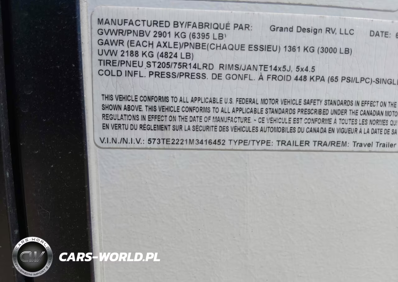 2021 Grand Design Other VIN:573TE2221M3416452 - 9