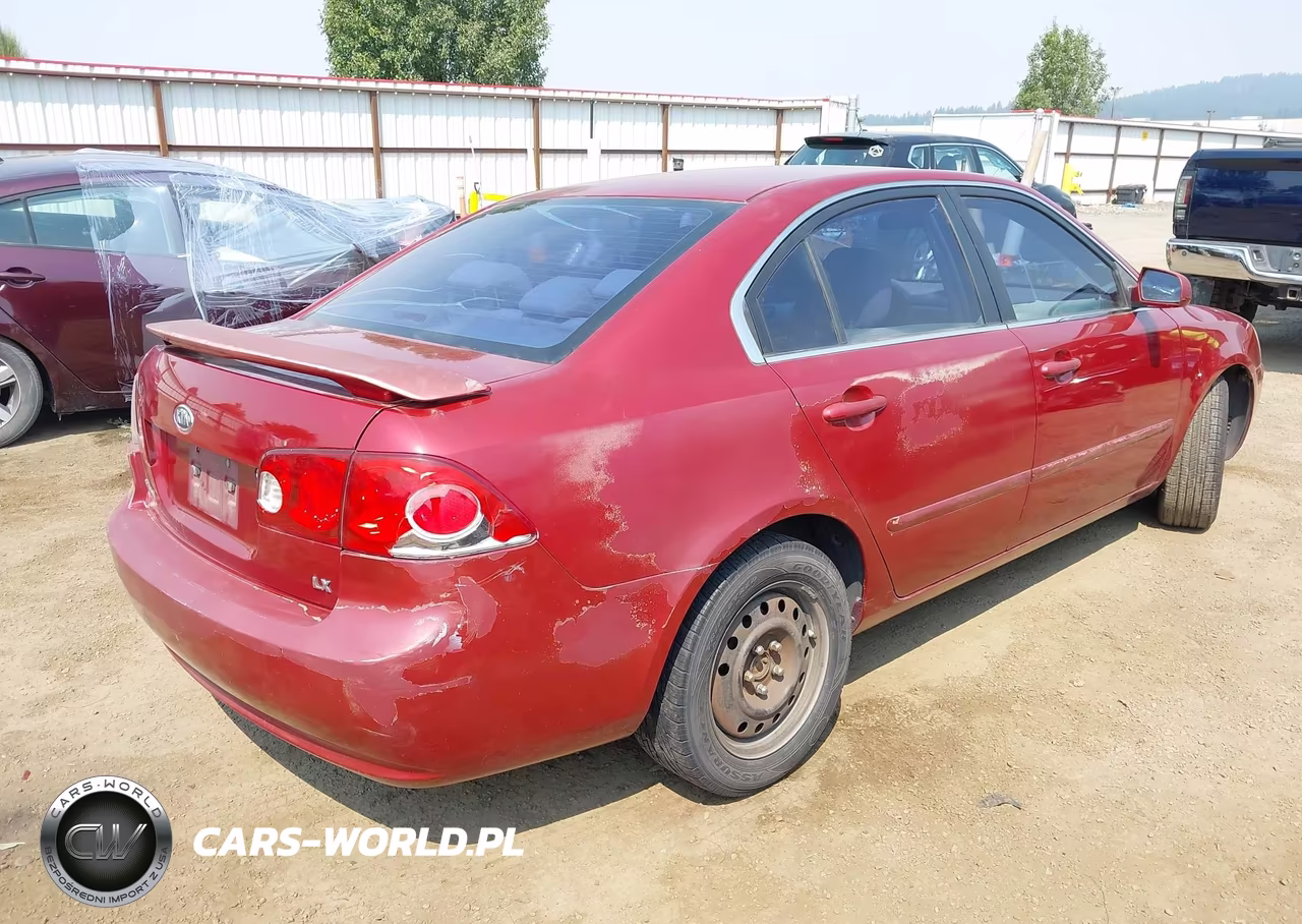 2007 Kia Optima Lx VIN:KNAGE123075145823 - 4