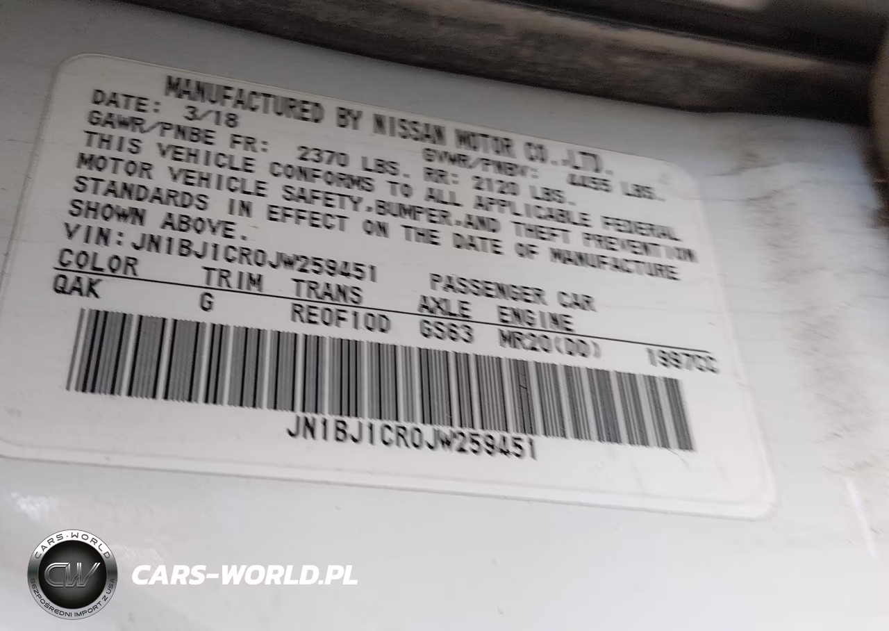 2018 Nissan Rogue Sport S VIN:JN1BJ1CR0JW259451 - 9