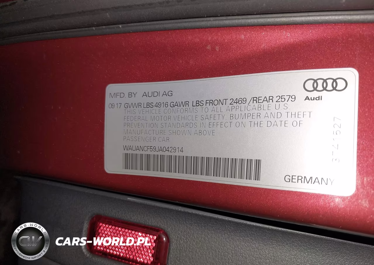 2018 Audi A5 2.0T Premium VIN:WAUANCF59JA042914 - 9