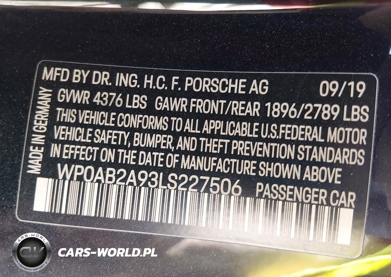 2020 Porsche 911 Carrera 4S-Carrera S VIN:WP0AB2A93LS227506 - 9