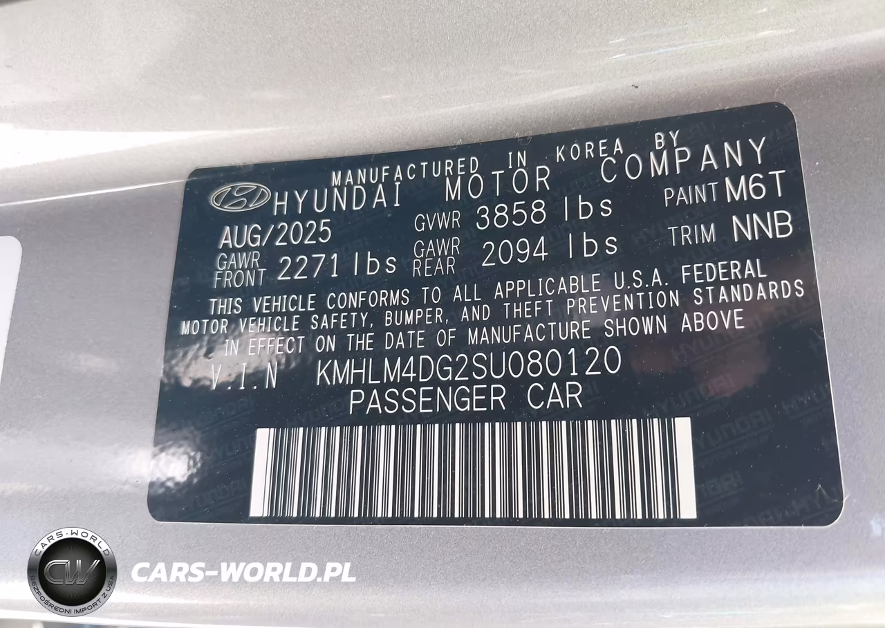 2025 Hyundai Elantra Sel Sport VIN:KMHLM4DG2SU080120 - 9