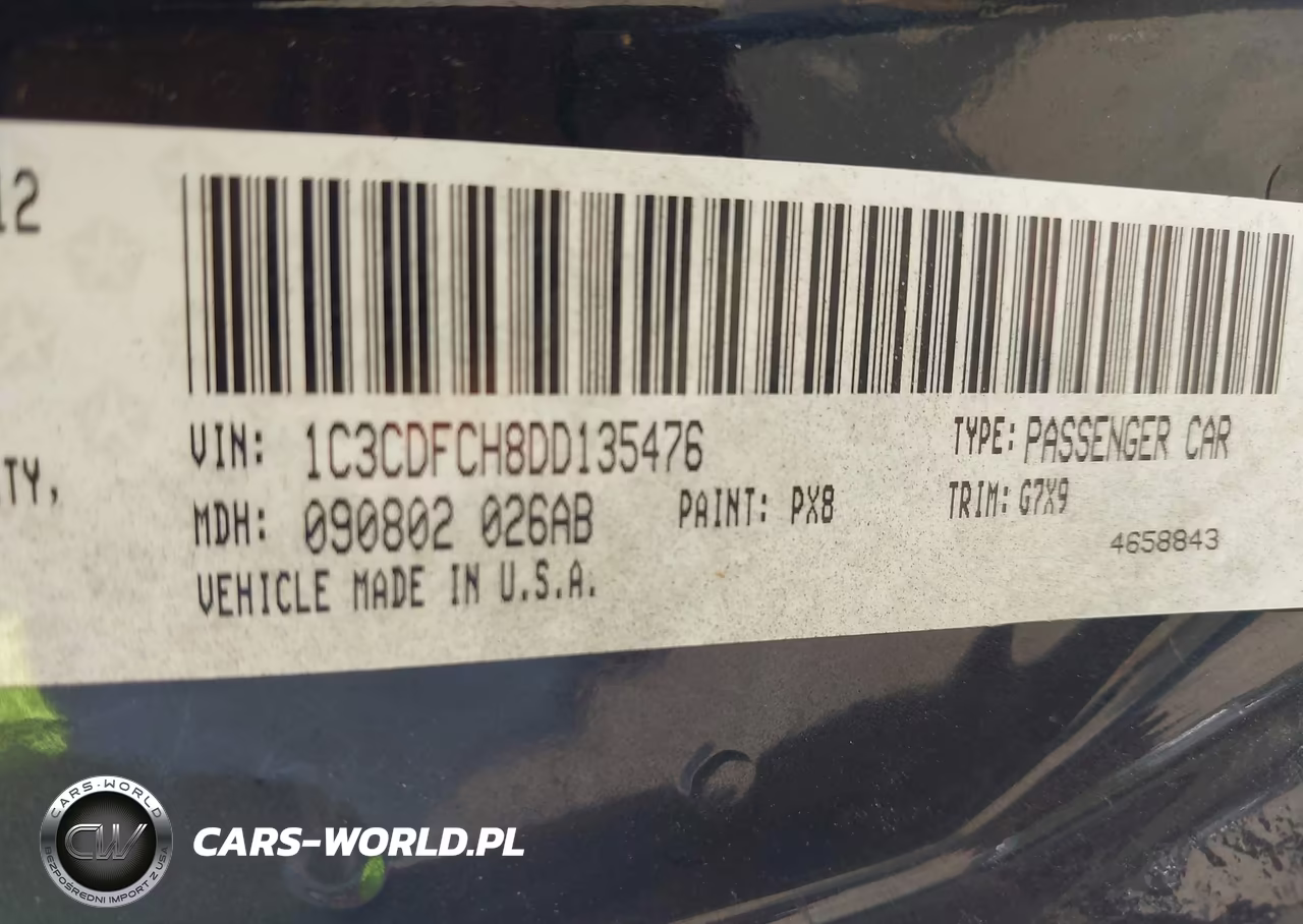 2013 Dodge Dart Limited VIN:1C3CDFCH8DD135476 - 9