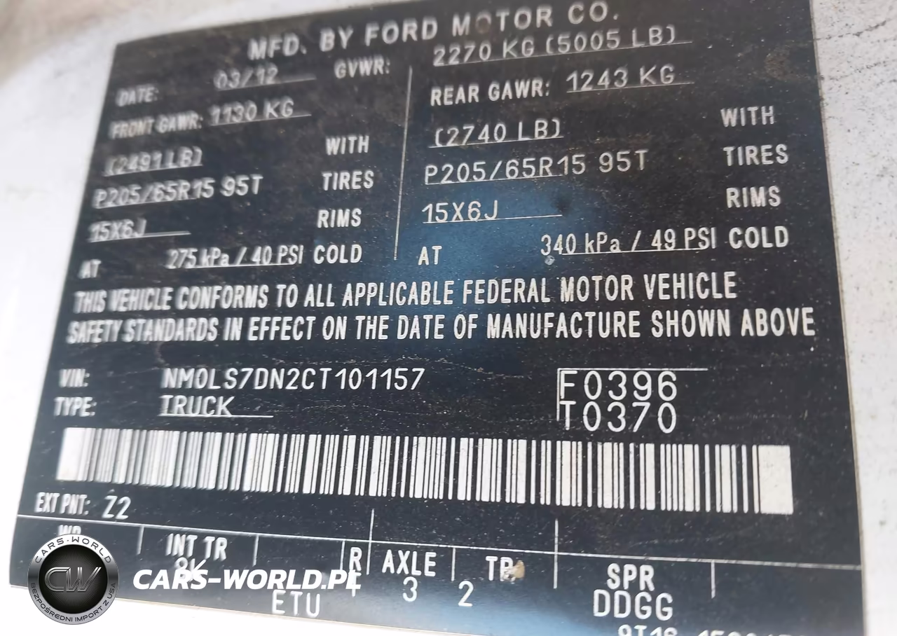 2012 Ford Transit Connect Xlt VIN:NM0LS7DN2CT101157 - 9