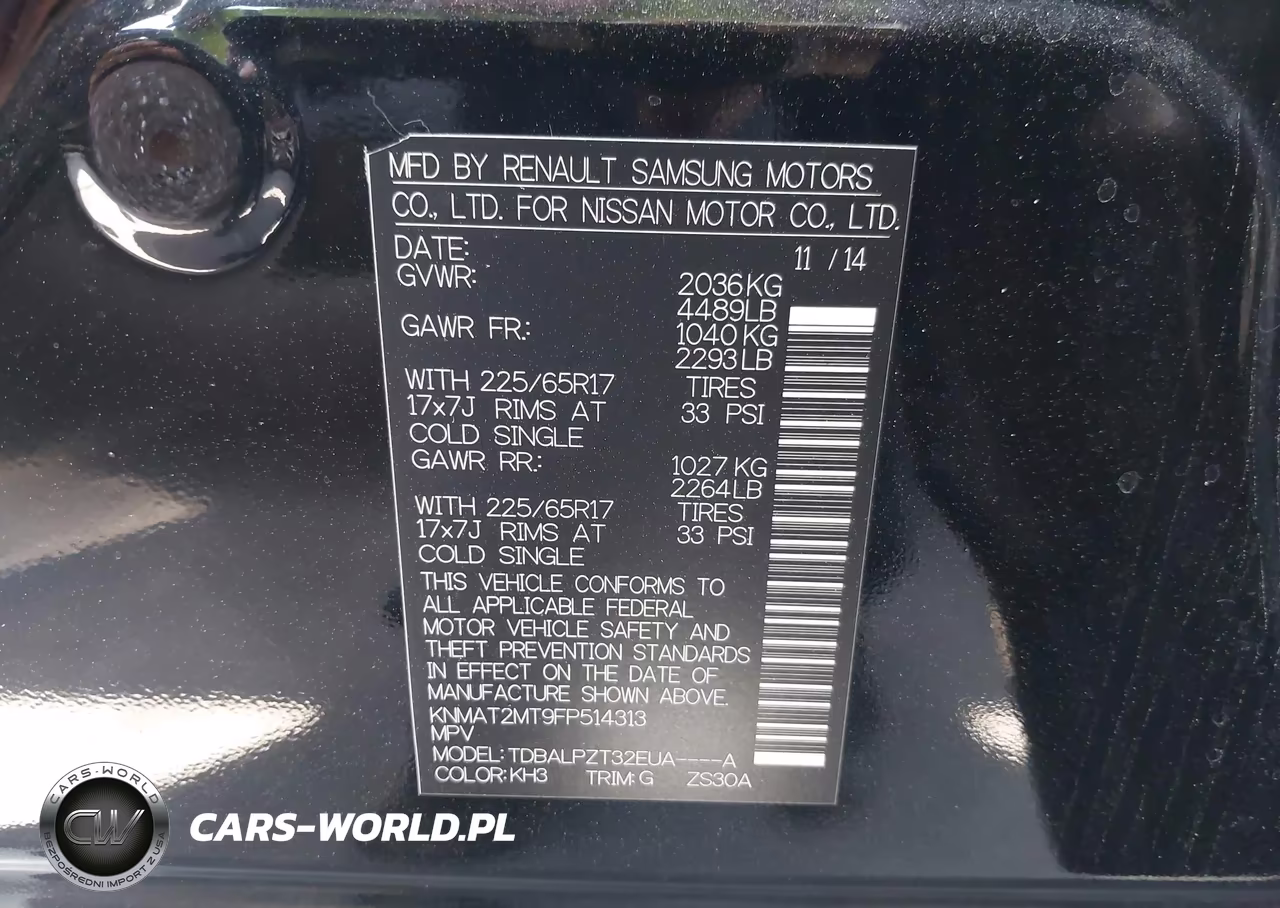 2015 Nissan Rogue S-Sl-Sv VIN:KNMAT2MT9FP514313 - 9