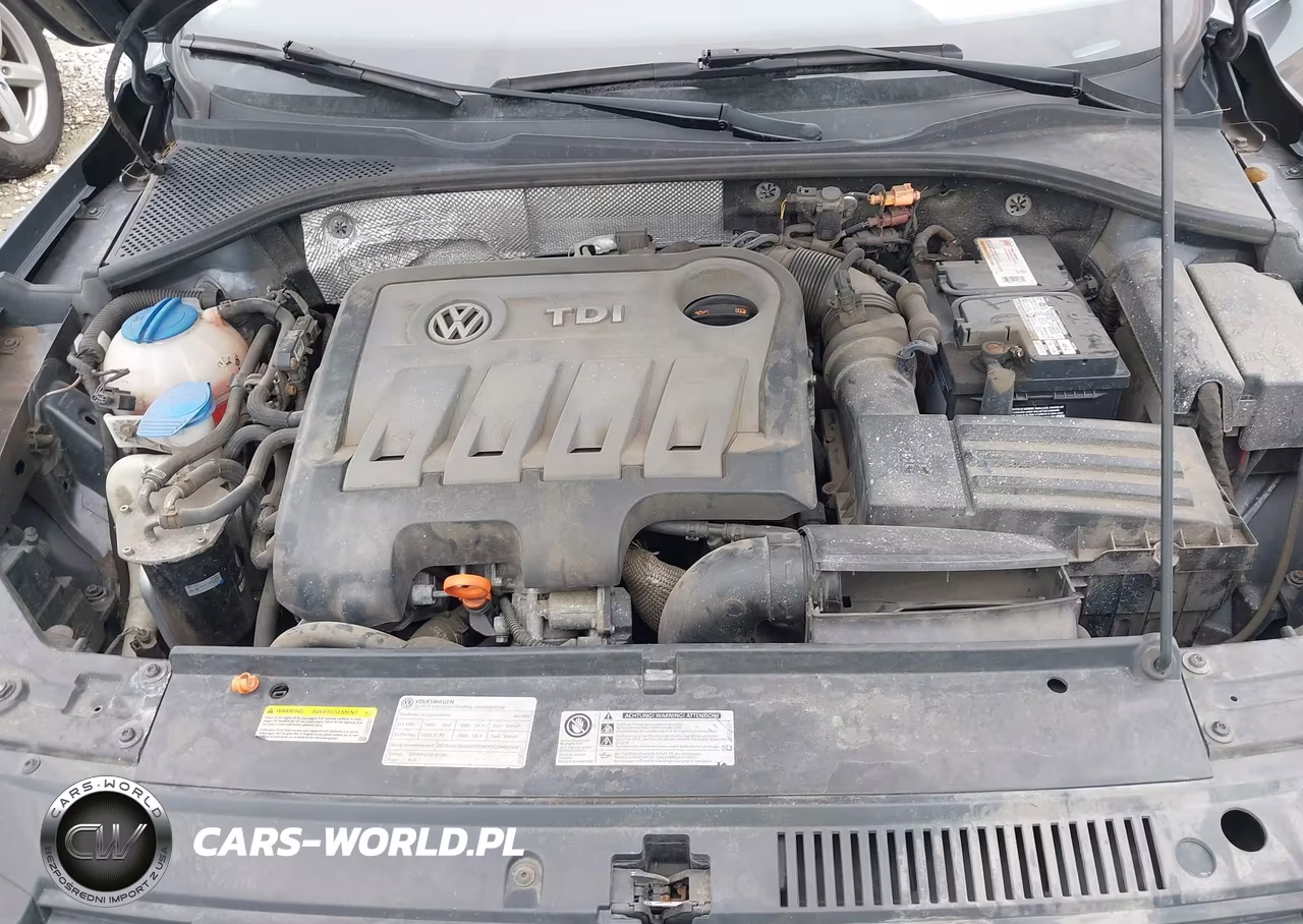 2013 Volkswagen Passat 2.0L Tdi Se VIN:1VWBN7A38DC052702 - 10