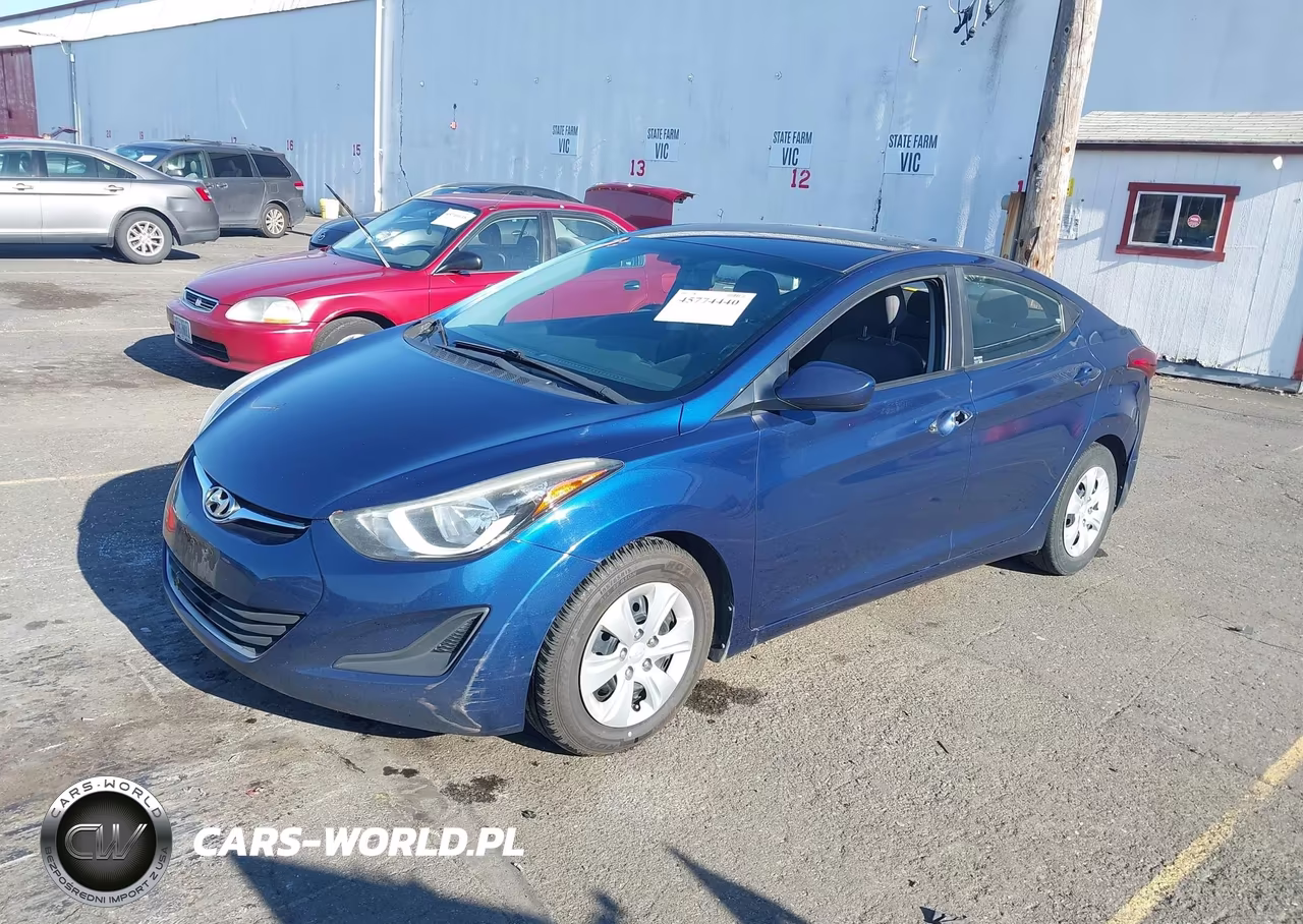 2016 Hyundai Elantra Se VIN:5NPDH4AE2GH700417 - 2