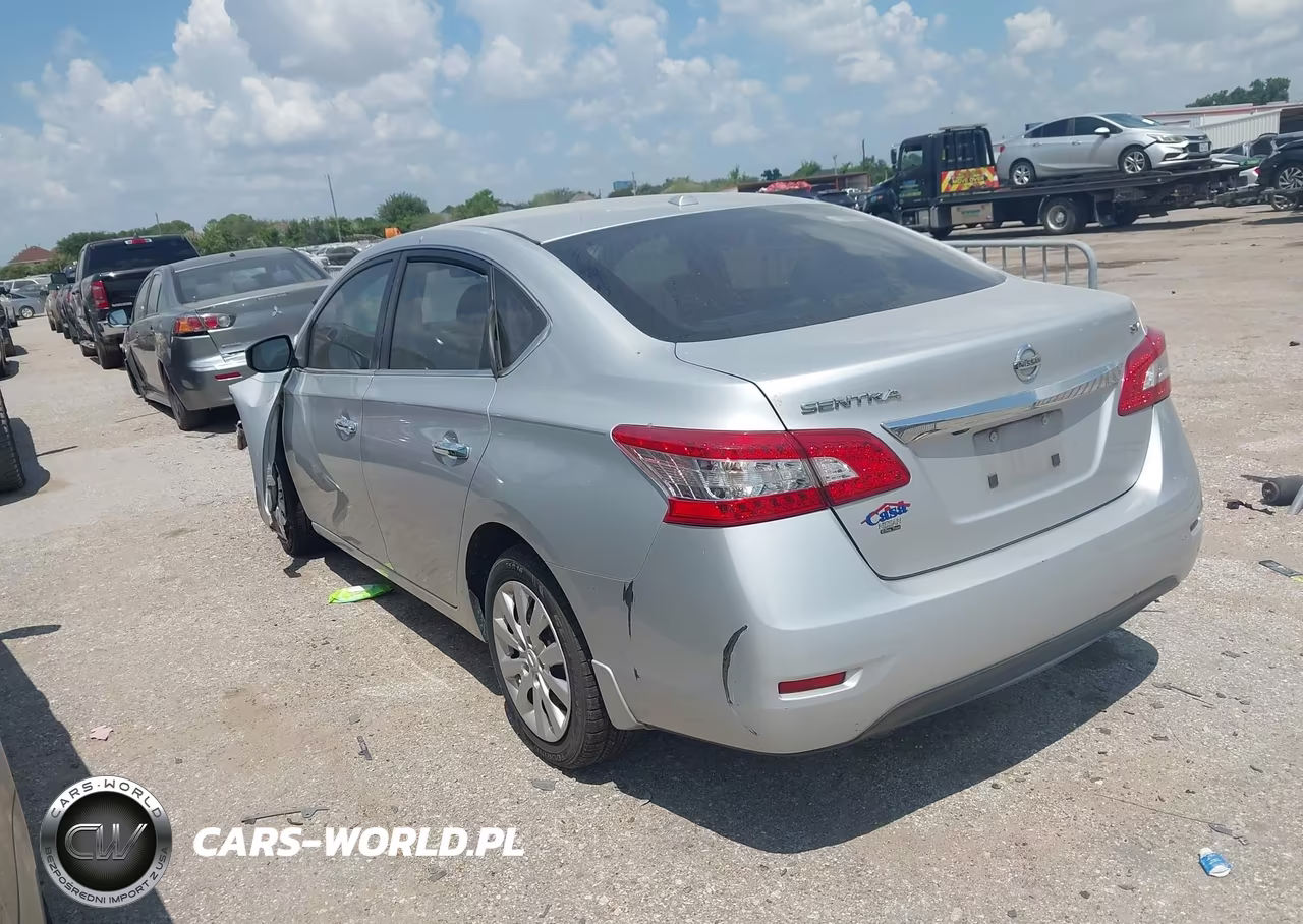 2015 Nissan Sentra Sv VIN:3N1AB7AP7FL693599 - 3