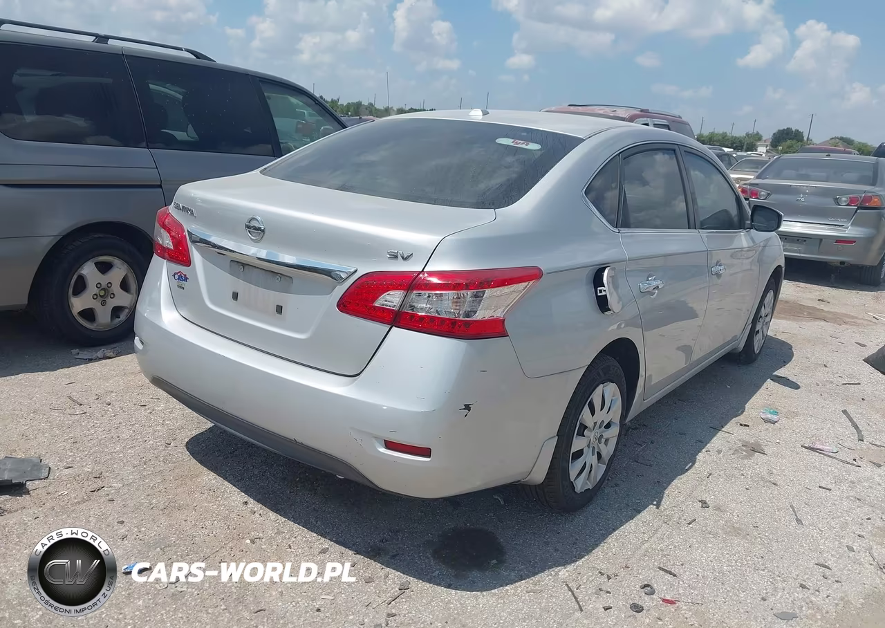 2015 Nissan Sentra Sv VIN:3N1AB7AP7FL693599 - 4