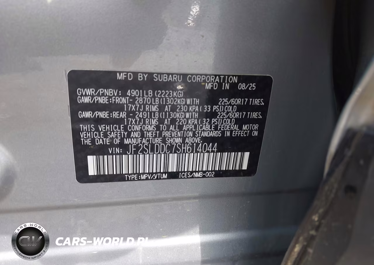 2025 Subaru Forester Premium VIN:JF2SLDDC7SH614044 - 9