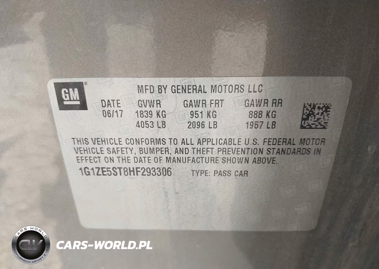 2017 Chevrolet Malibu 1Lt VIN:1G1ZE5ST8HF293306 - 9