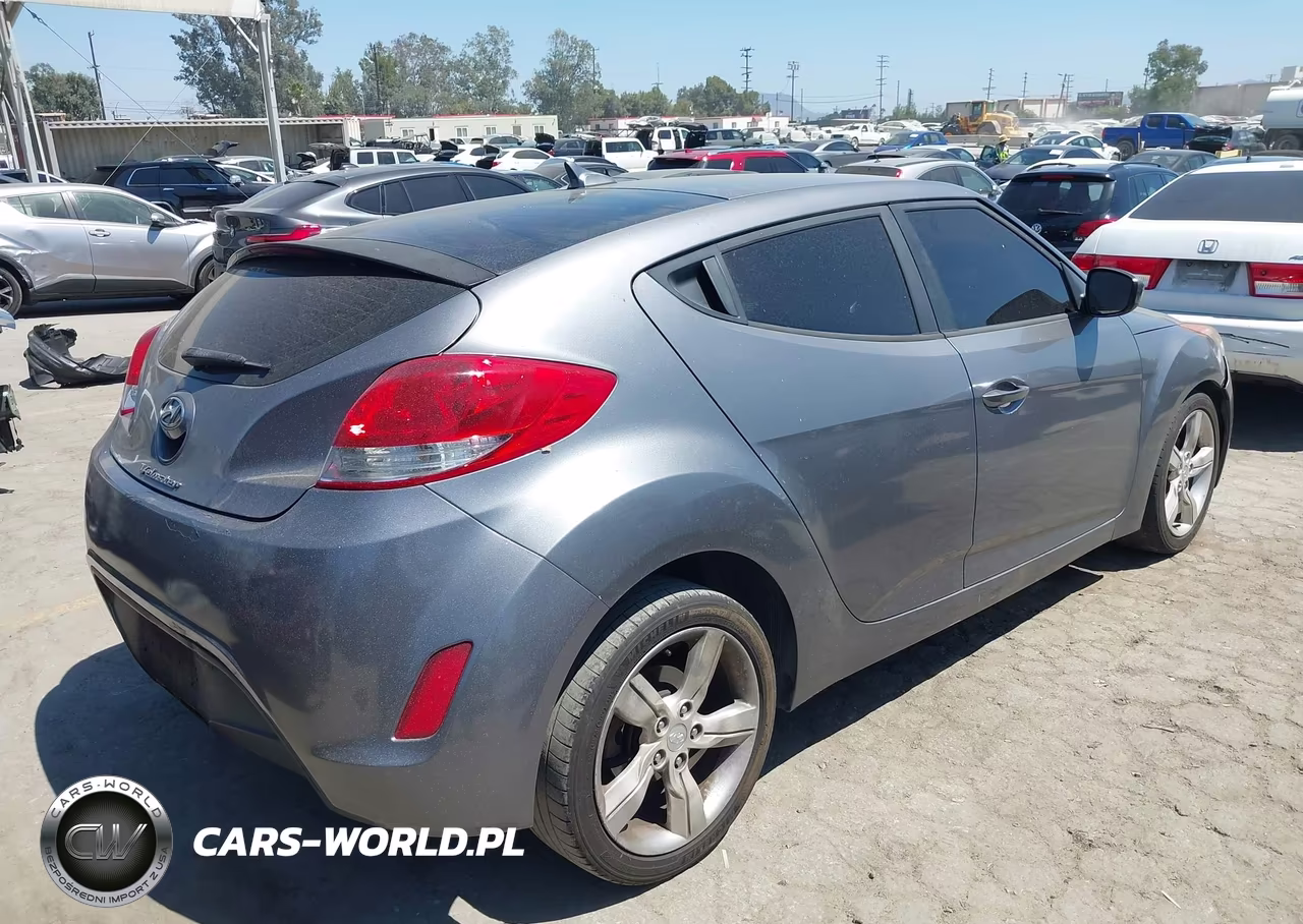 2014 Hyundai Veloster Base W-Black VIN:KMHTC6AD6EU216889 - 4