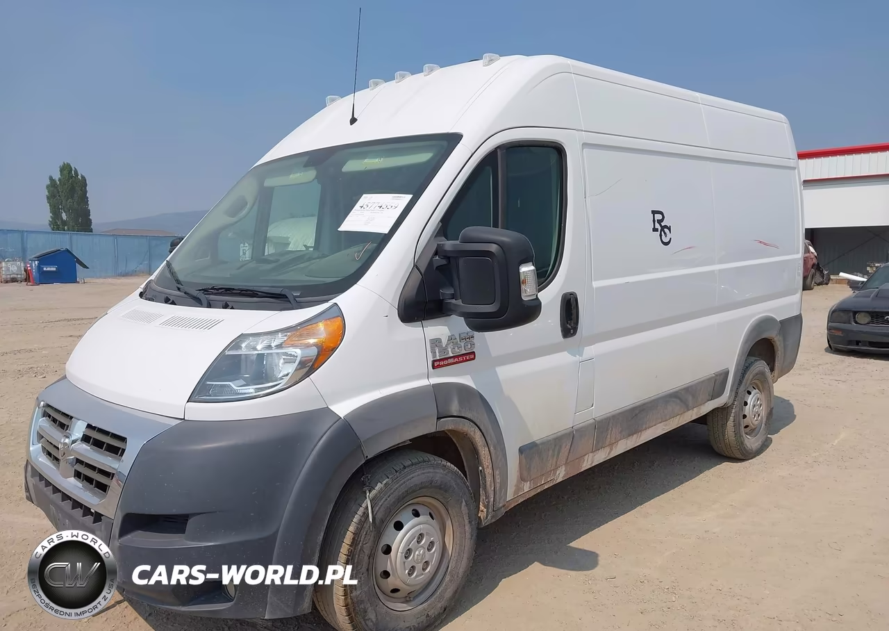 2018 Ram Promaster 1500 High Roof 136 Wb VIN:3C6TRVBG4JE107708 - 2