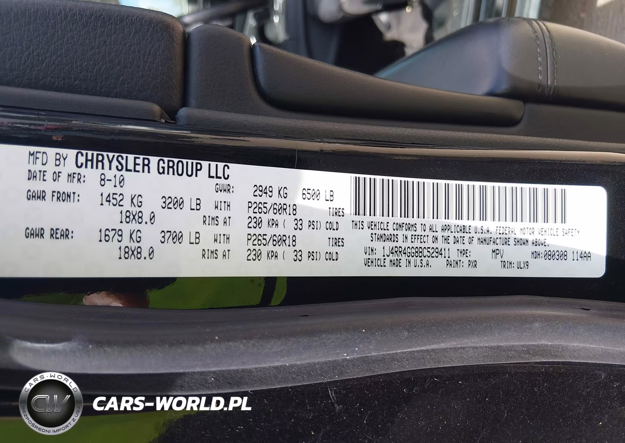 2011 Jeep Grand Cherokee Laredo VIN:1J4RR4GG8BC529411 - 9