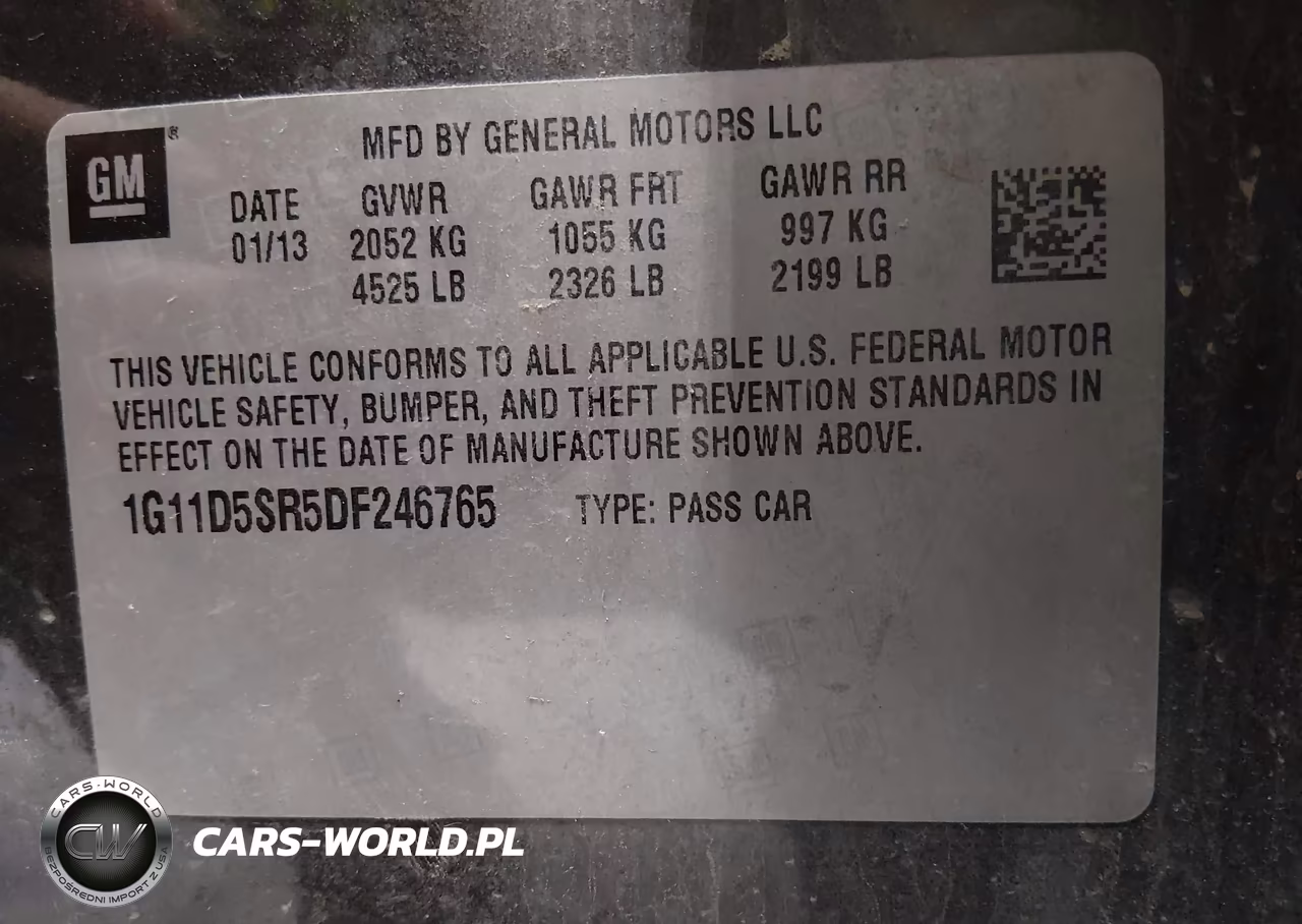 2013 Chevrolet Malibu Eco VIN:1G11D5SR5DF246765 - 9