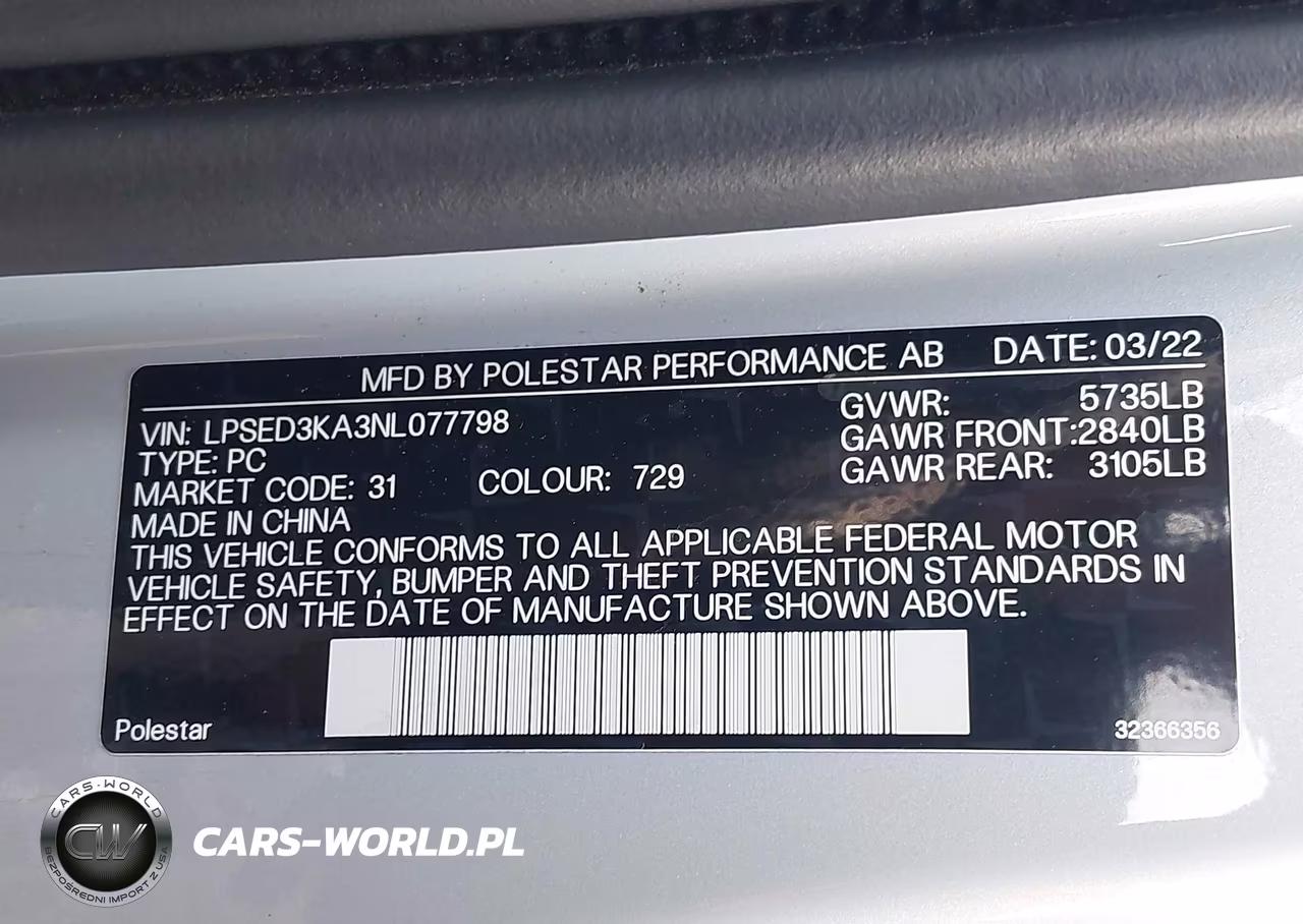 2022 Polestar 2 Long Range Dual Motor VIN:LPSED3KA3NL077798 - 9