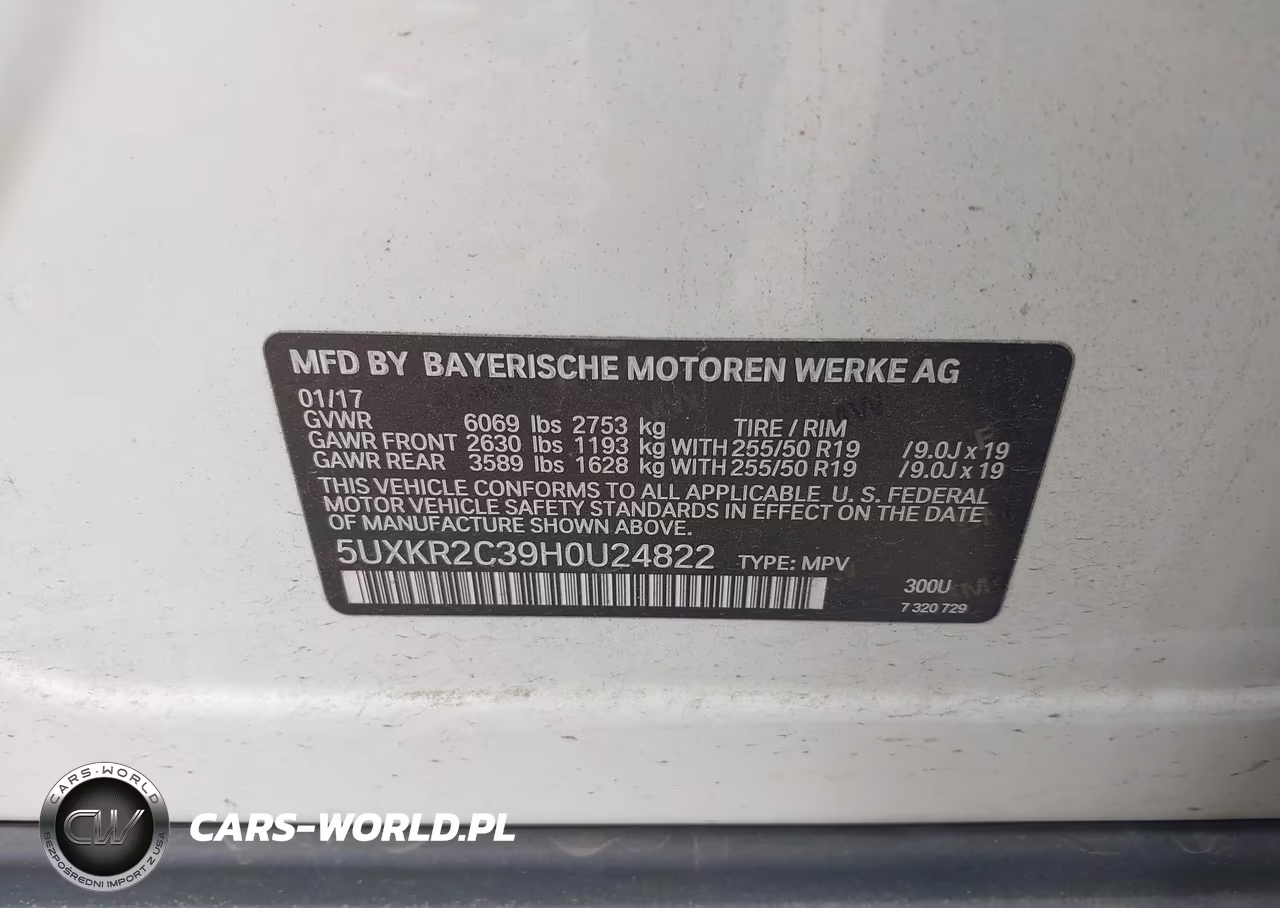 2017 BMW X5 Sdrive35I VIN:5UXKR2C39H0U24822 - 9