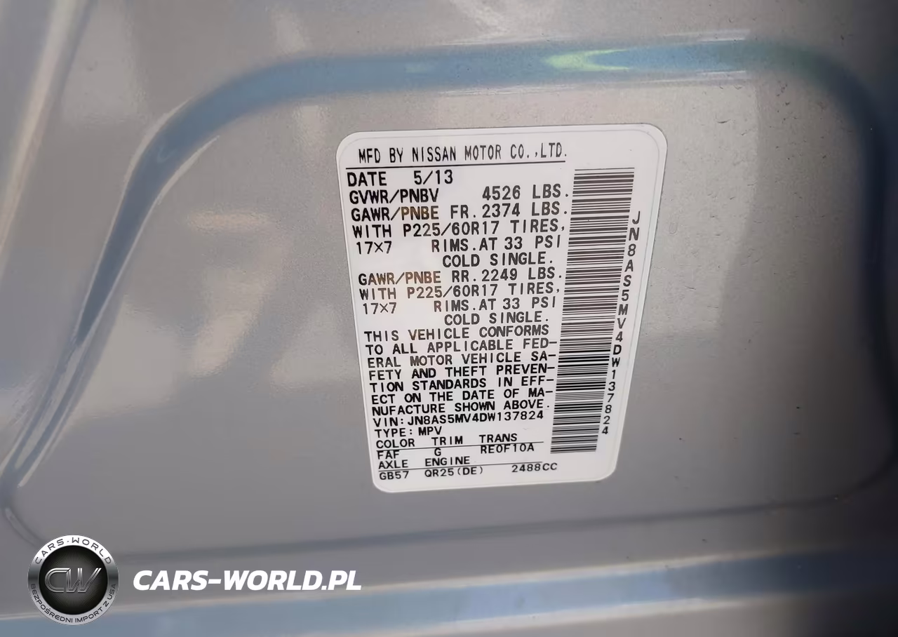 2013 Nissan Rogue Sv VIN:JN8AS5MV4DW137824 - 9