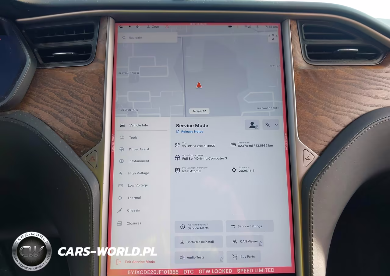 2018 Tesla Model X 100D-75D-P100D VIN:5YJXCDE20JF101355 - 7
