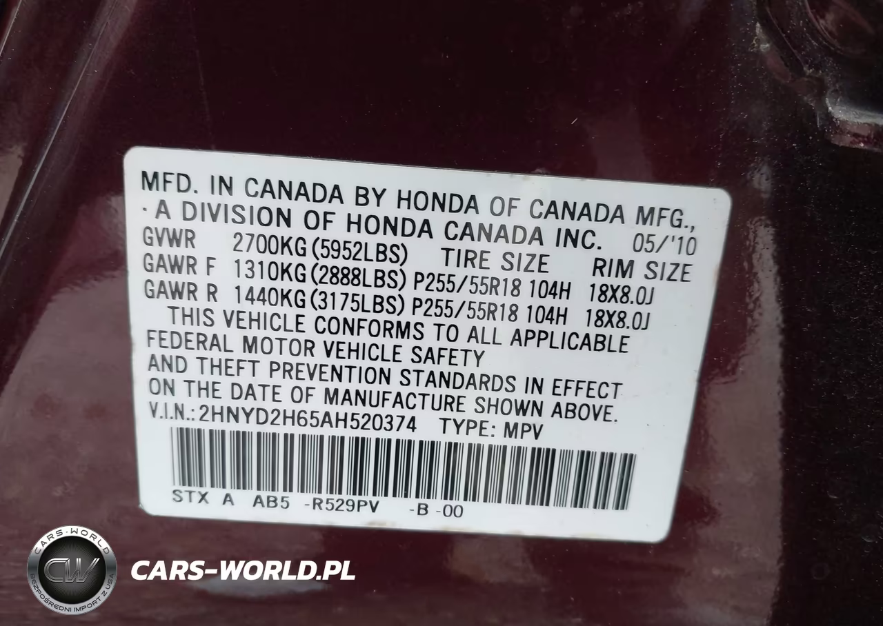 2010 Acura Mdx Technology Package VIN:2HNYD2H65AH520374 - 9