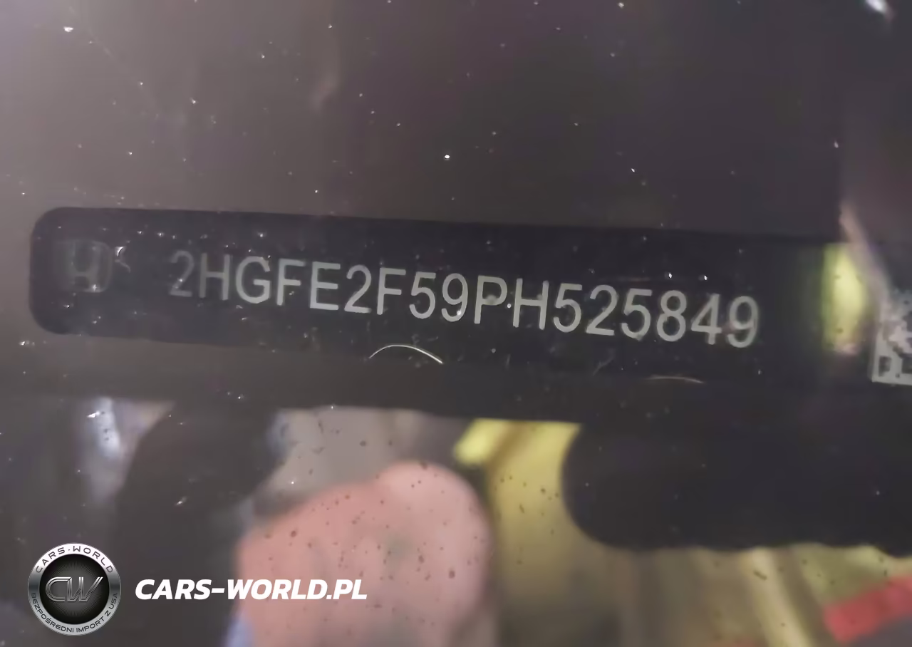 2023 Honda Civic Sport VIN:2HGFE2F59PH525849 - 17