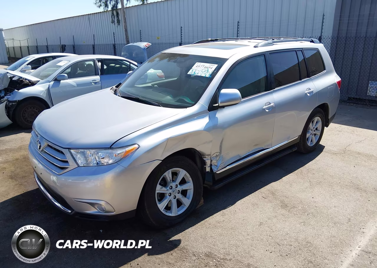2013 Toyota Highlander Se V6 VIN:5TDZK3EH2DS108544 - 2