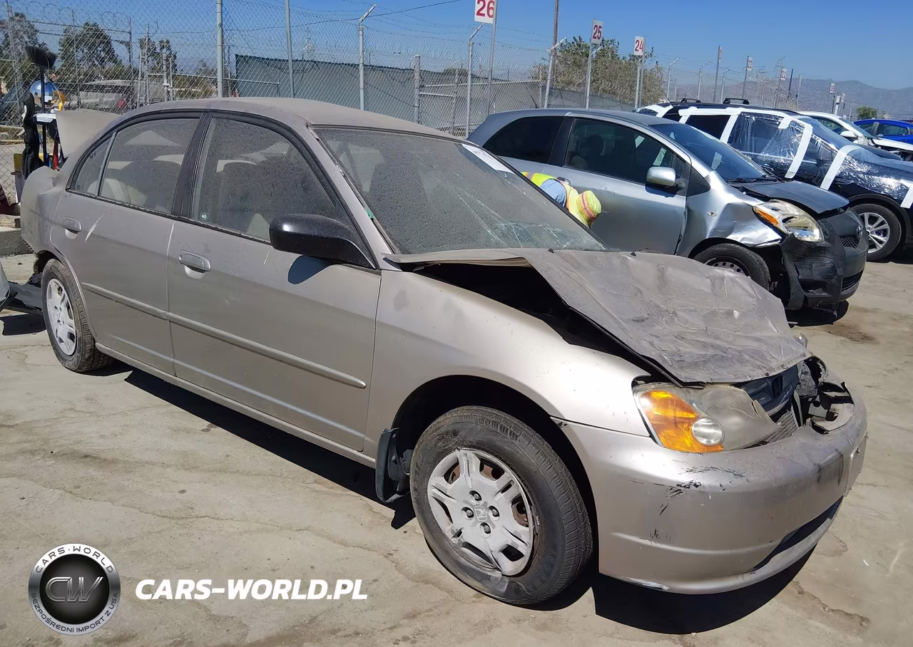 2002 Honda Civic Lx VIN:JHMES16672S001976 - 1