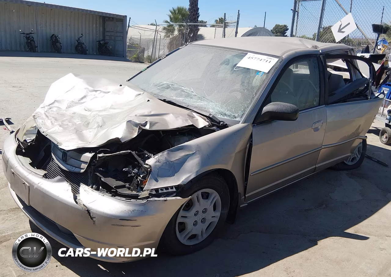 2002 Honda Civic Lx VIN:JHMES16672S001976 - 2