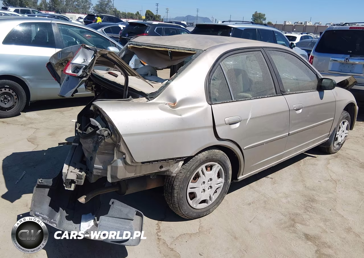 2002 Honda Civic Lx VIN:JHMES16672S001976 - 4