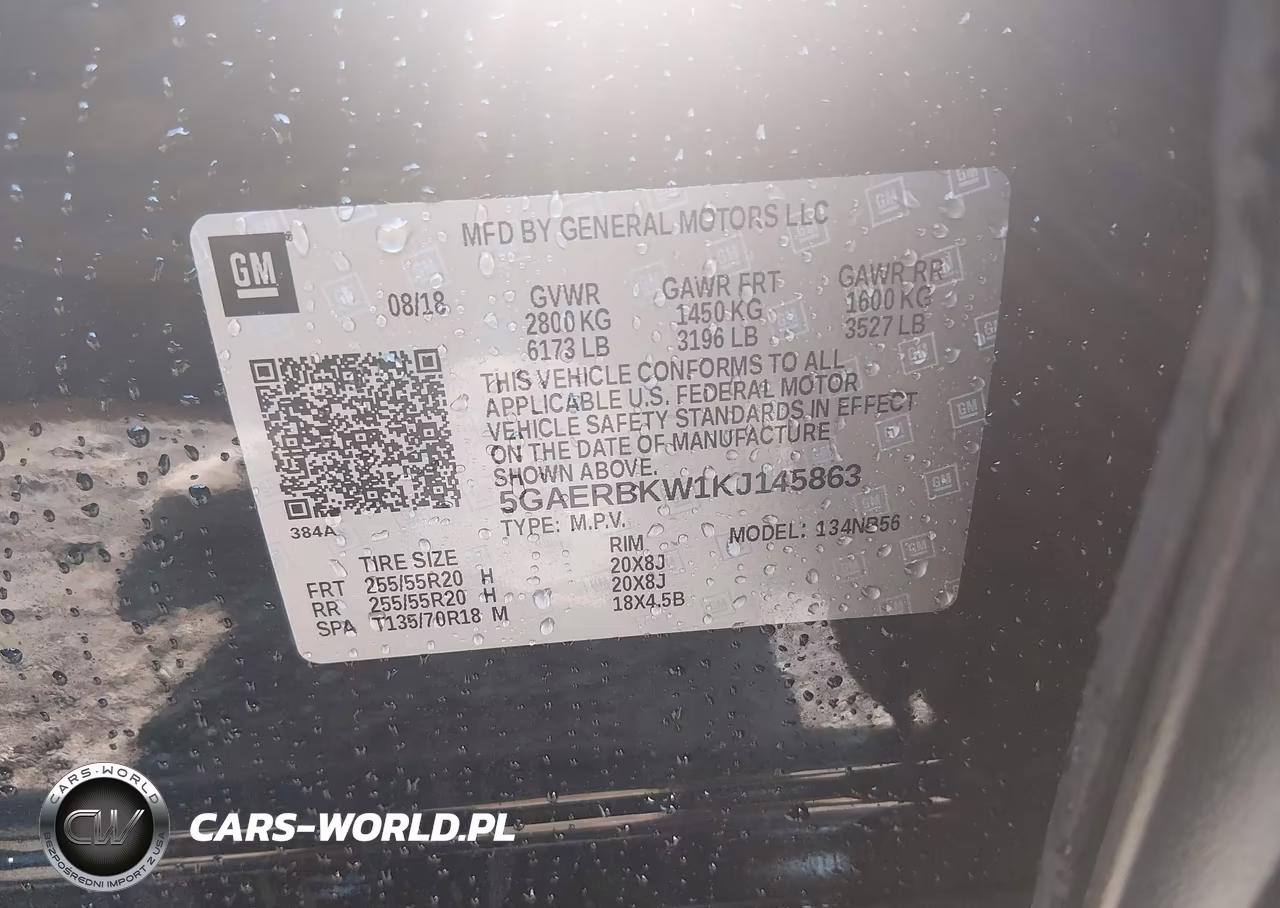 2019 Buick Enclave Fwd Essence VIN:5GAERBKW1KJ145863 - 9
