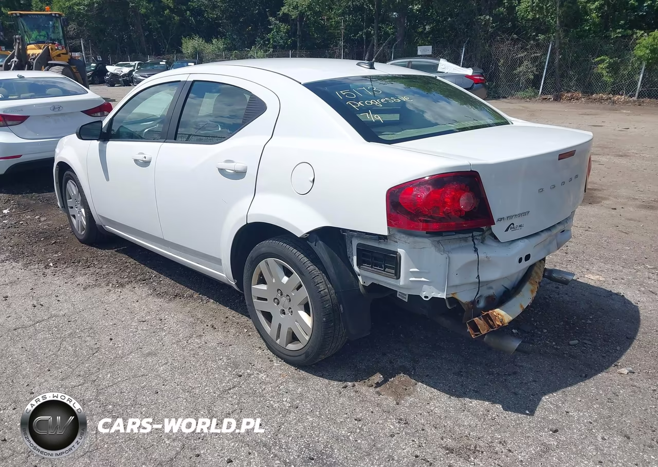 2013 Dodge Avenger Se V6 VIN:1C3CDZAGXDN772620 - 3