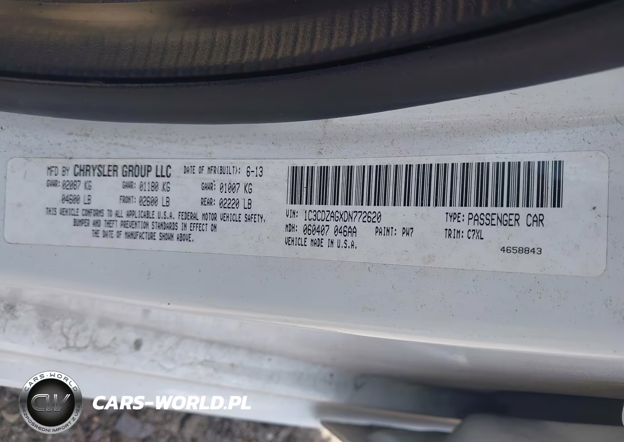 2013 Dodge Avenger Se V6 VIN:1C3CDZAGXDN772620 - 9