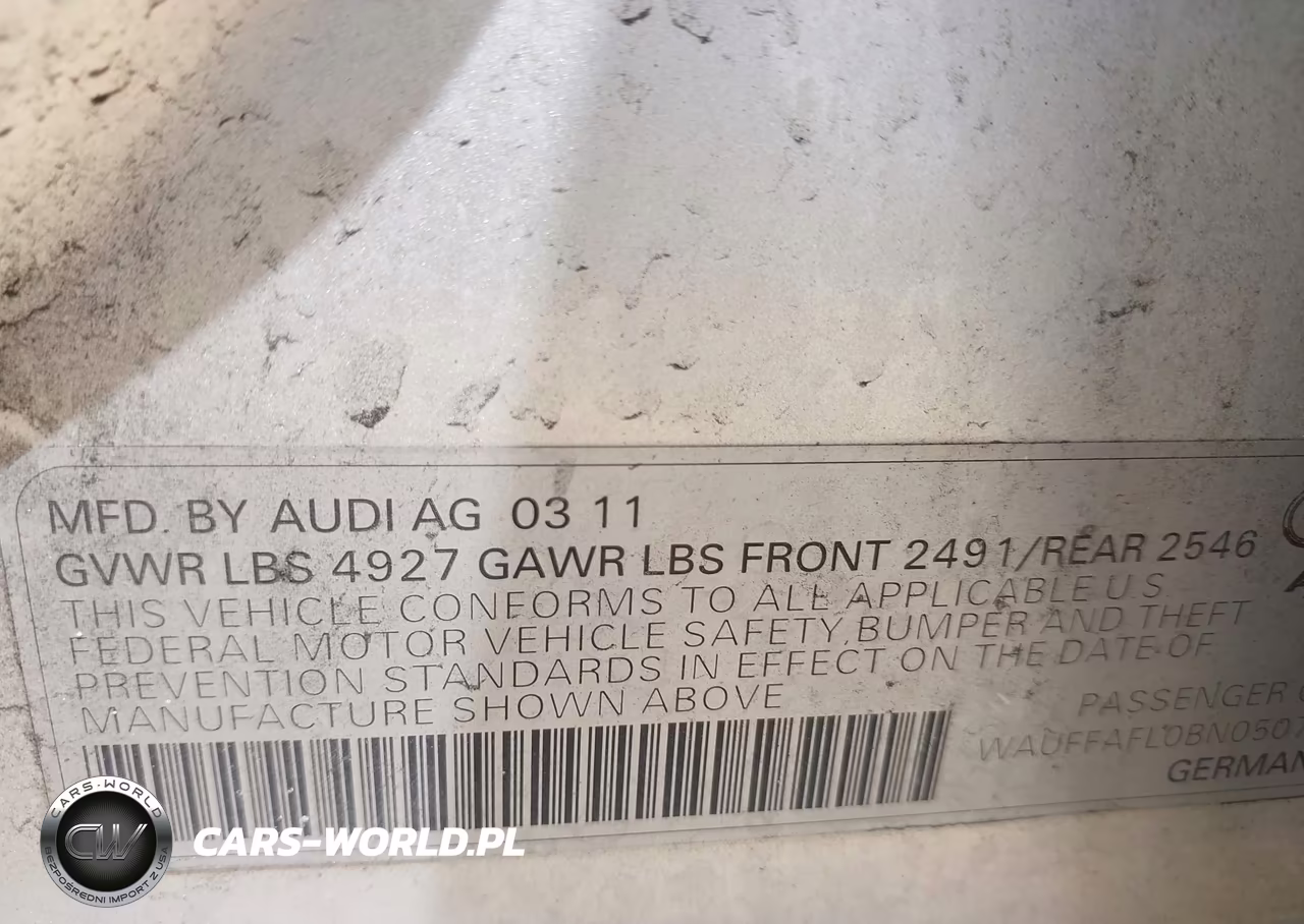 2011 Audi A4 2.0T Premium VIN:WAUFFAFL0BN050755 - 9