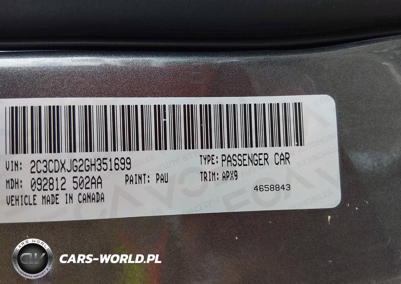 2016 Dodge Charger Sxt VIN:2C3CDXJG2GH351699 - 9
