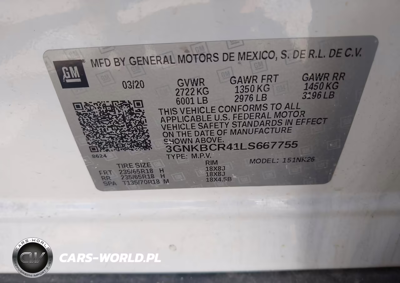 2020 Chevrolet Blazer Fwd 2Lt VIN:3GNKBCR41LS667755 - 9