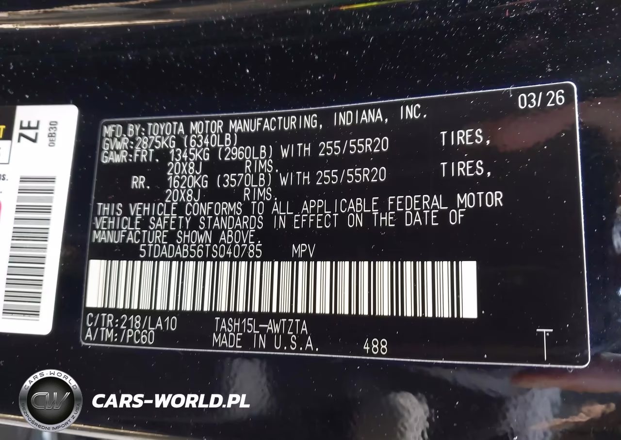 2026 Toyota Grand Highlander Hybrid Max Platinum VIN:5TDADAB56TS040785 - 9