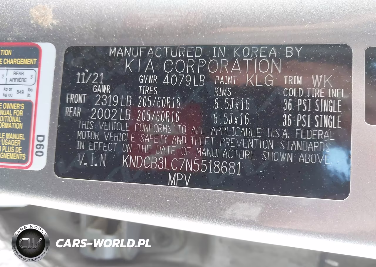 2022 Kia Niro Lx VIN:KNDCB3LC7N5518681 - 9