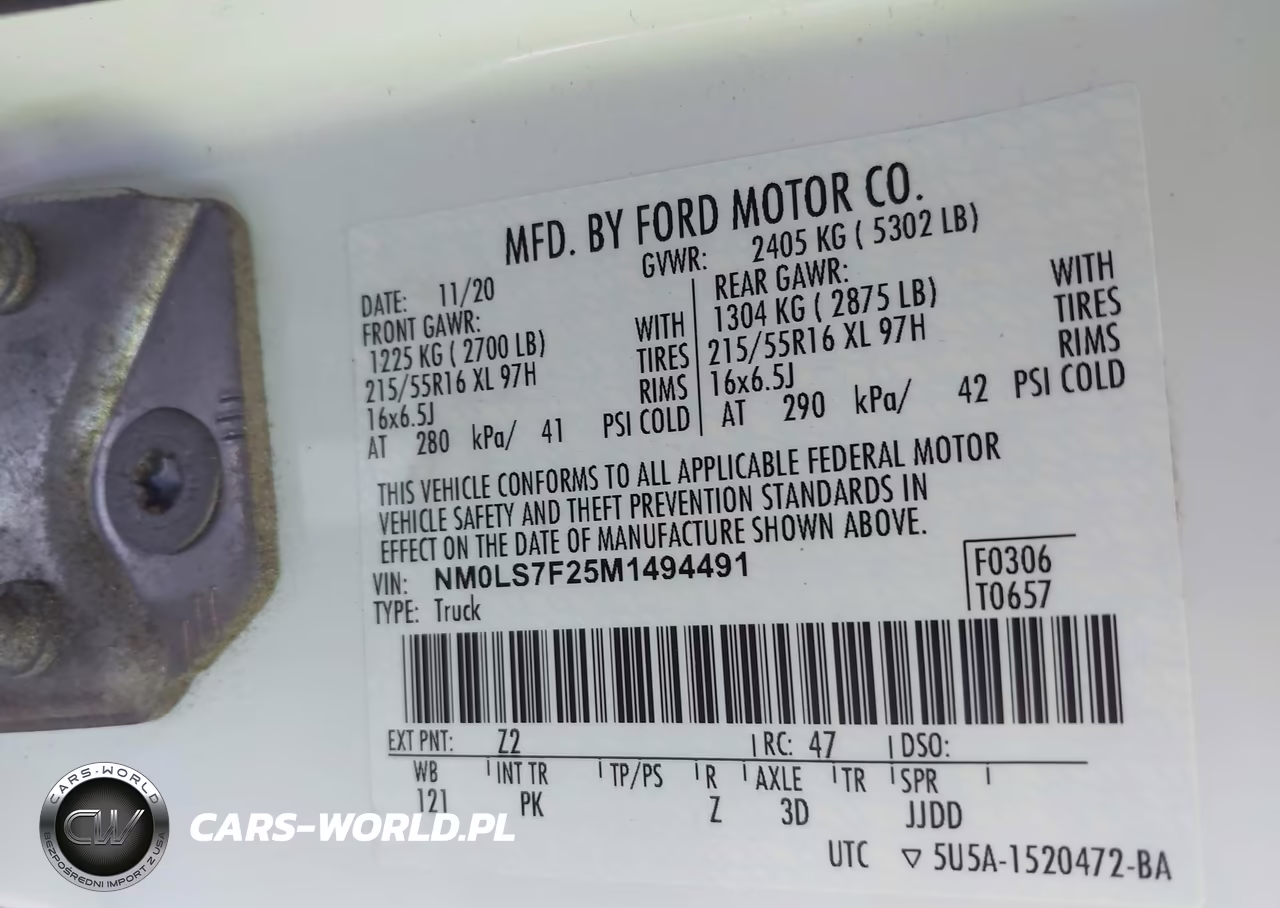 2021 Ford Transit Connect Xlt VIN:NM0LS7F25M1494491 - 9