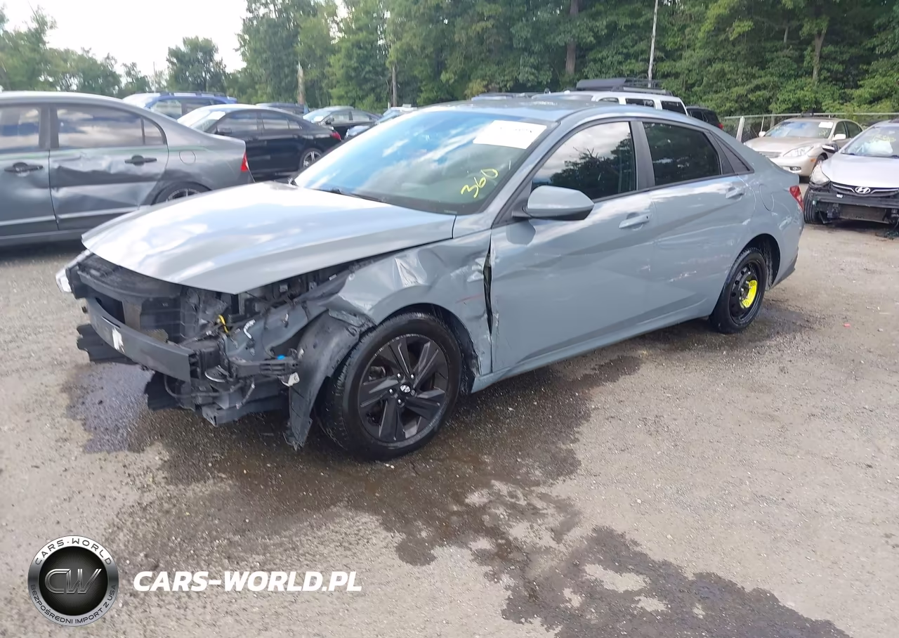 2021 Hyundai Elantra Sel VIN:KMHLM4AG6MU195584 - 2