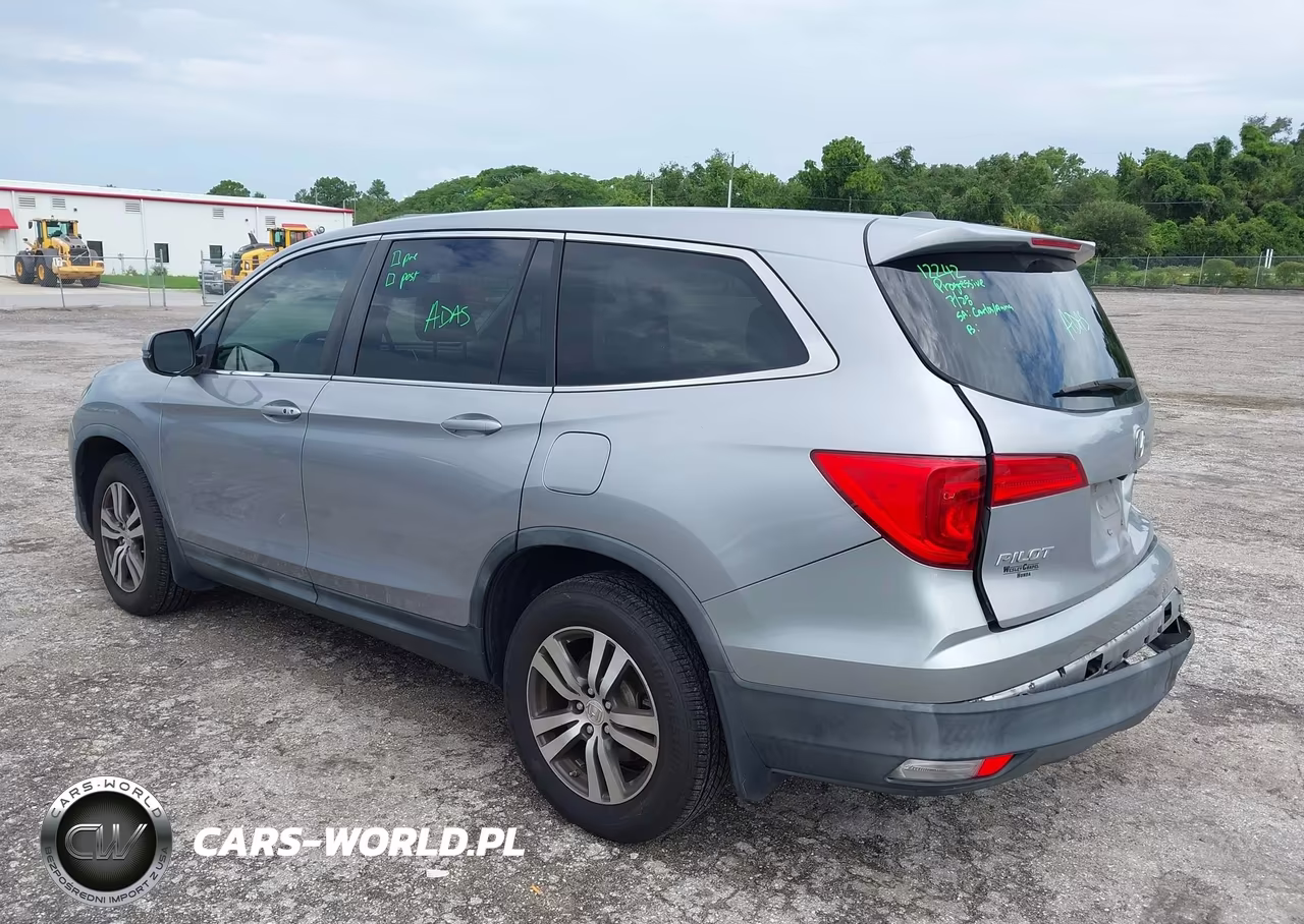 2017 Honda Pilot Ex-L VIN:5FNYF6H69HB024534 - 3