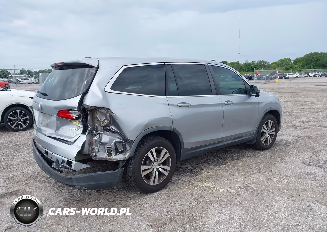 2017 Honda Pilot Ex-L VIN:5FNYF6H69HB024534 - 4