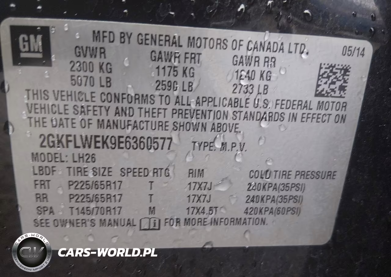 2014 GMC Terrain Sle-2 VIN:2GKFLWEK9E6360577 - 9