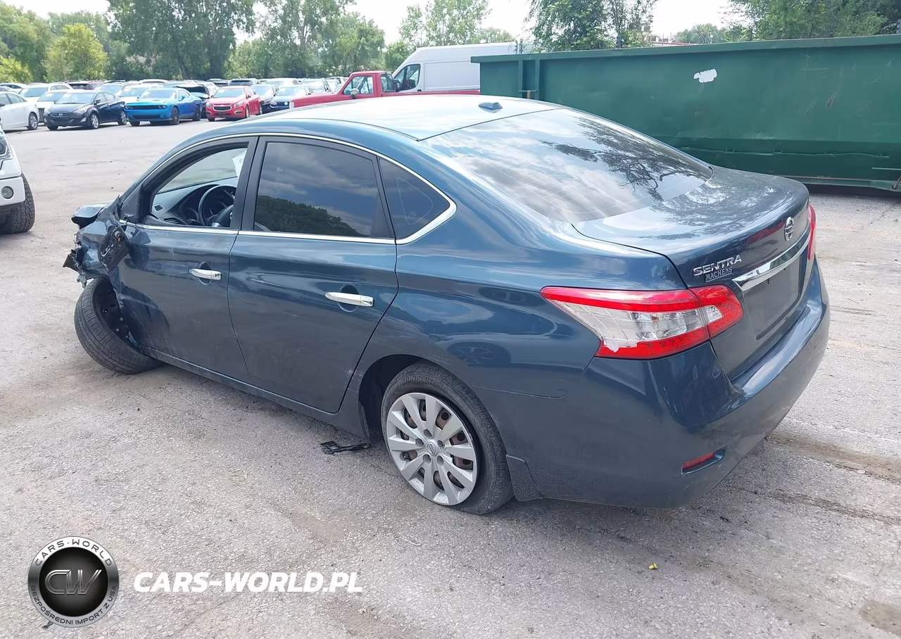 2015 Nissan Sentra Sv VIN:3N1AB7AP6FY271634 - 3