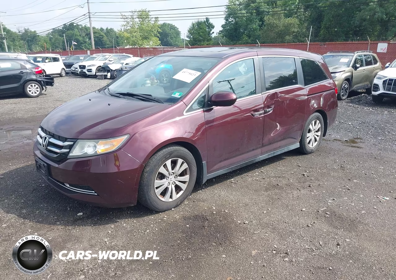 2014 Honda Odyssey Ex-L VIN:5FNRL5H69EB076071 - 2