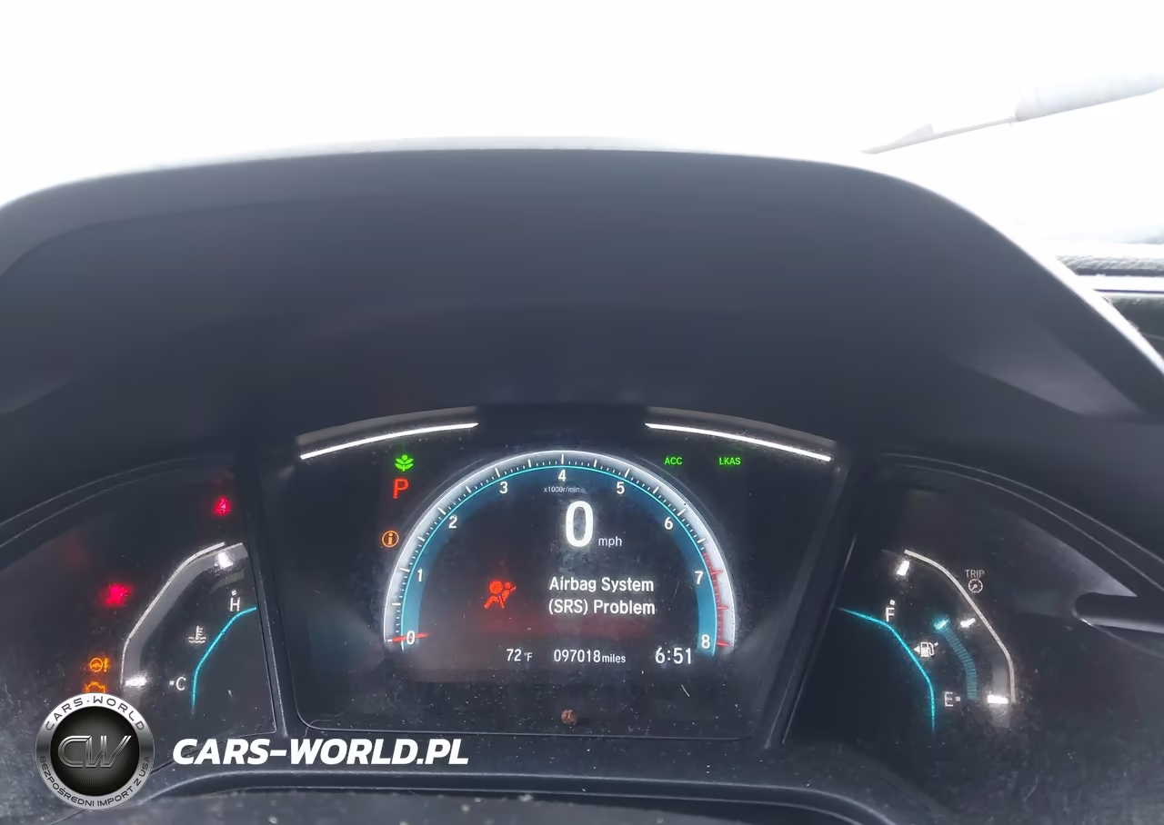 2019 Honda Civic Lx VIN:2HGFC2F66KH580976 - 7