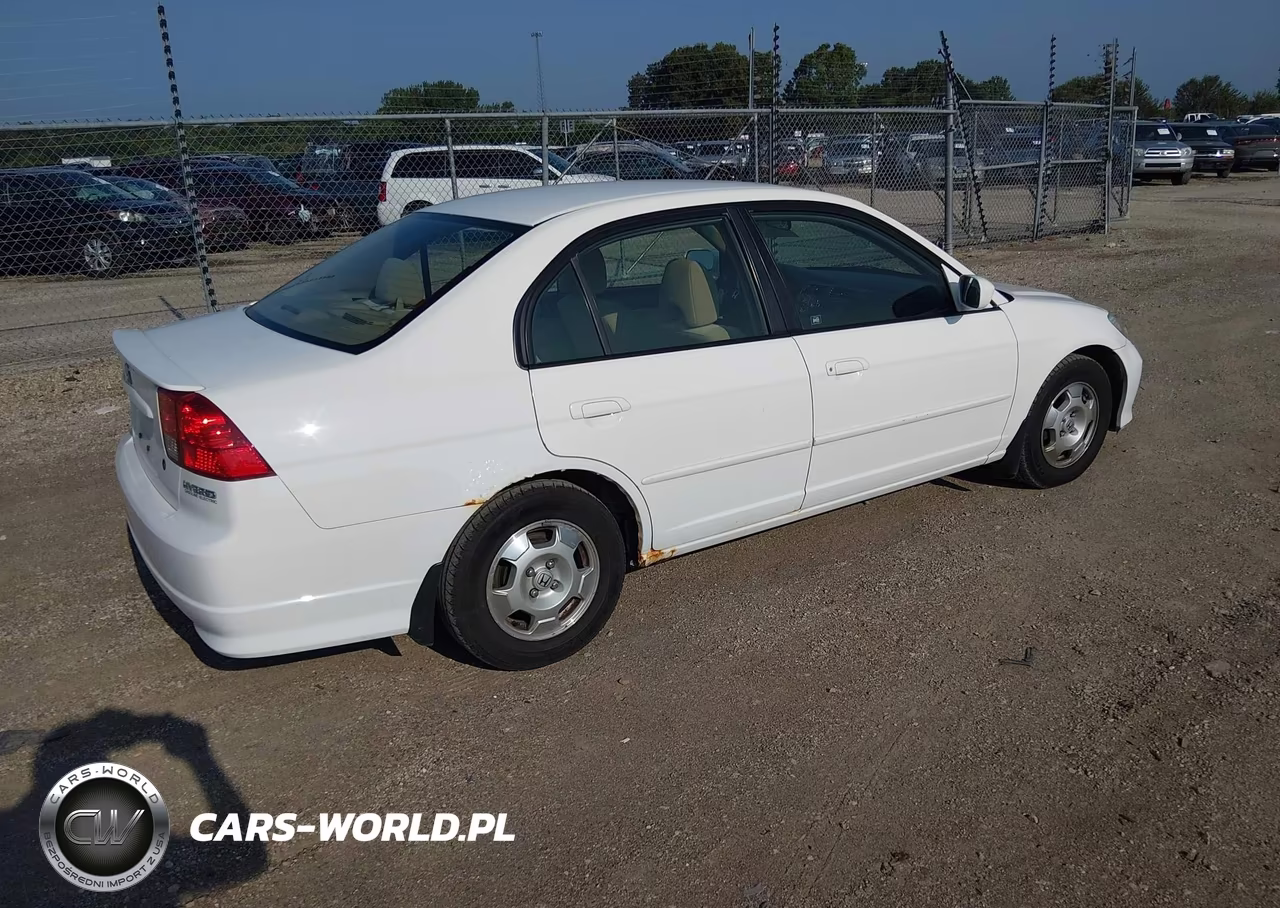 2004 Honda Civic Hybrid VIN:JHMES95674S011992 - 4