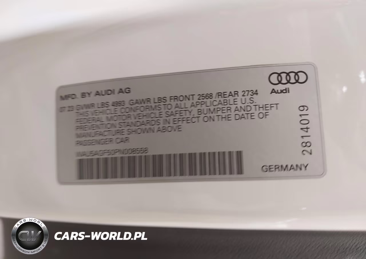 2023 Audi A5 Cabriolet Prestige 45 Tfsi S Line Quattro S Tronic VIN:WAU5AGF50PN008558 - 9