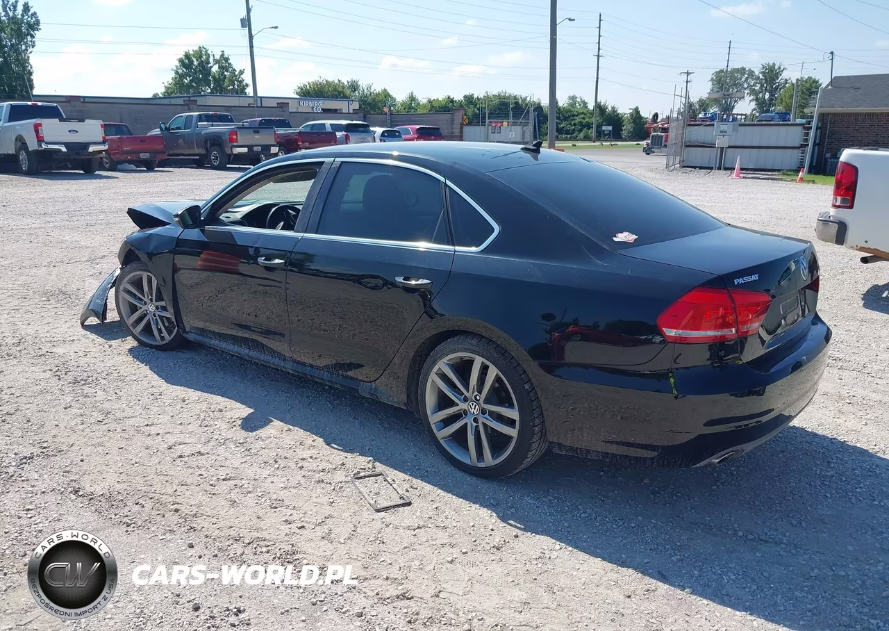 2012 Volkswagen Passat 2.0L Tdi Se VIN:1VWBN7A38CC034683 - 3