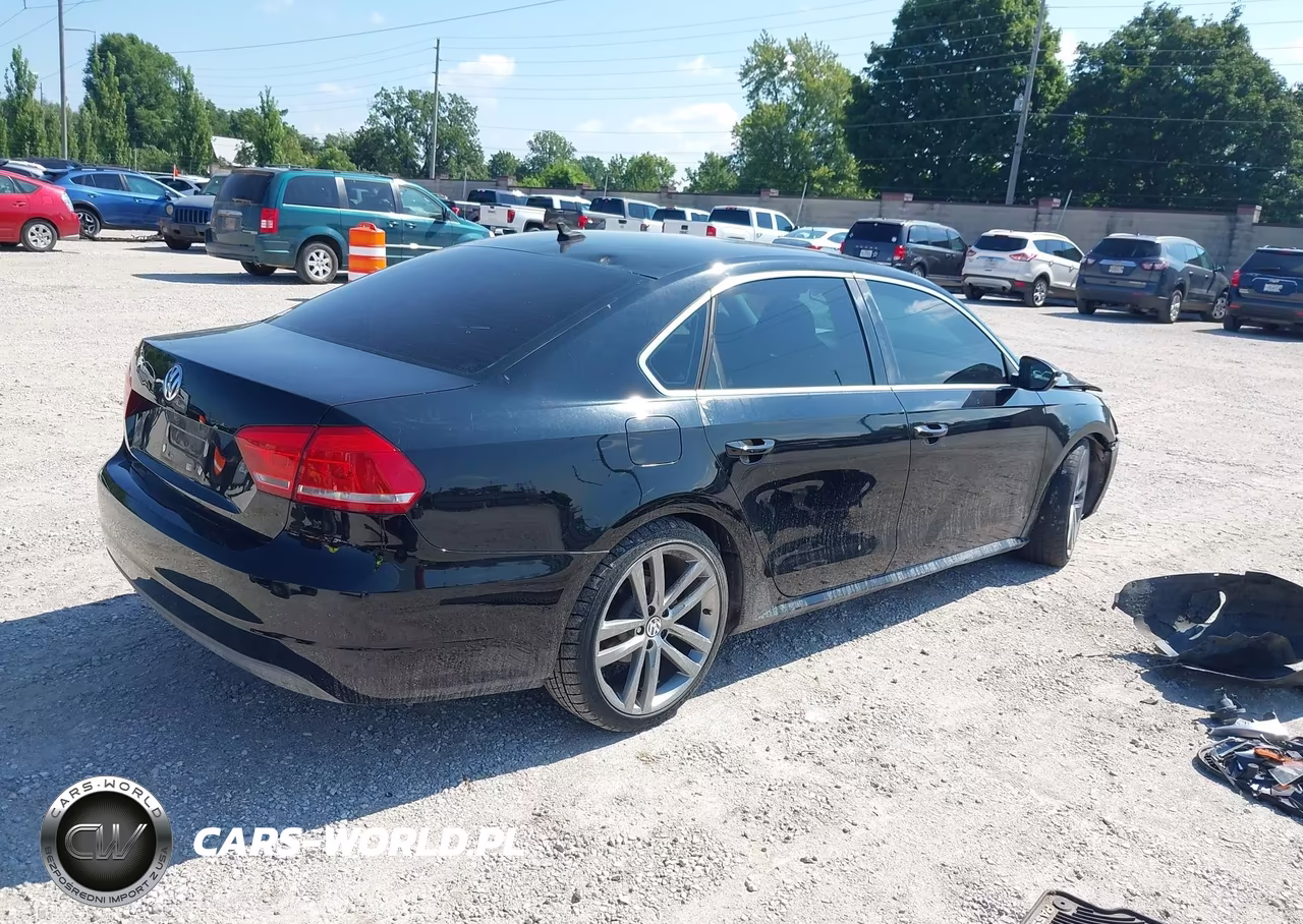 2012 Volkswagen Passat 2.0L Tdi Se VIN:1VWBN7A38CC034683 - 4